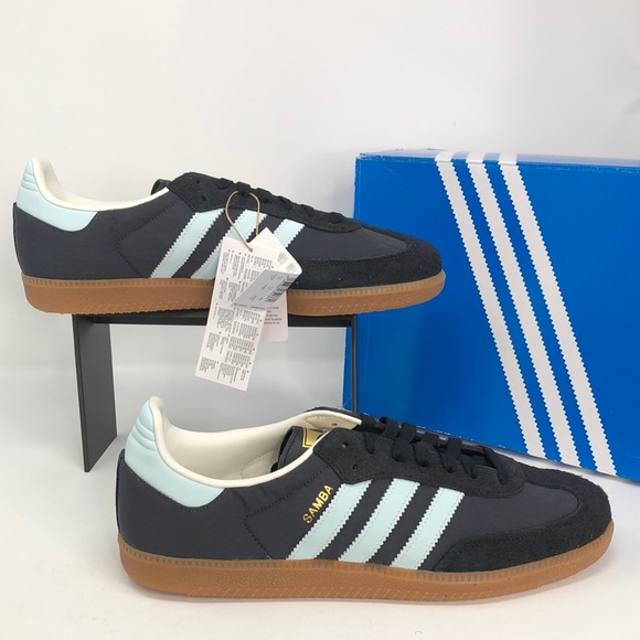 adidas Originals Shoes - Adidas Women’s Samba OG ID0493 Carbon Blue Gum Classic Sneakers - Size 12.5